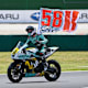 Mit Simoncelli-Flagge in Misano: Paola Ramos eroberte die Herzen der Fans