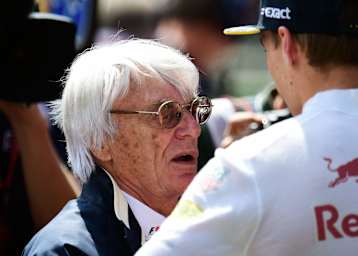 Bernie Ecclestone und Max Verstappen