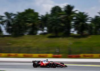 Charles Leclerc im Ferrari