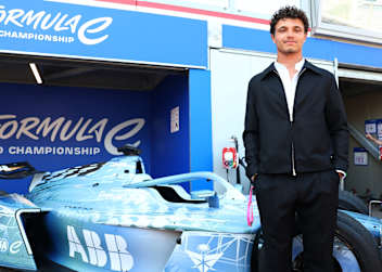 Lando Norris bei der Formel E