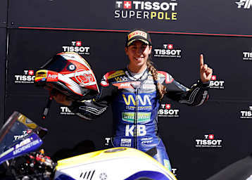 Maria Herrera ist die erste Pole-Setterin der WorldWCR 2026