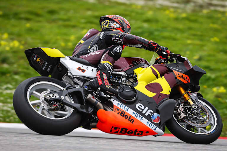 Sam Lowes absolvierte lediglich Funktionschecks