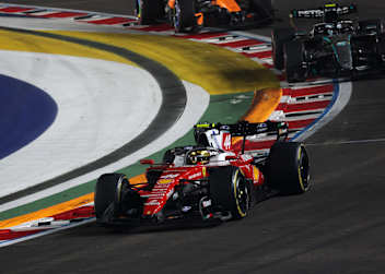 Lewis Hamilton in Singapur