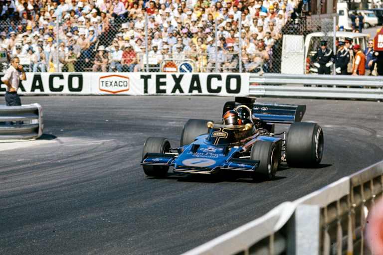 Emerson Fittipaldi 1973 in Monaco
