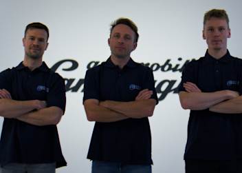Patric Niederhauser, Marco Mapelli und Luca Engstler für Rutronik Racing