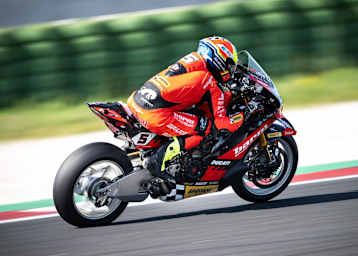 Die neue Suter-Schwinge an der Barni-Ducati