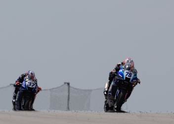 Albert Arenas (vorne): Lange Geraden helfen Yamaha nicht