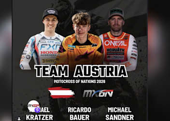 Das österreichische Team für das Motocross der Nationen wurde nominiert