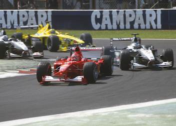 Michael Schumacher gegen Mika Häkkinen: immer wieder tolle Duelle