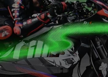 Aprilia mit der «aktiven Aerodynamik» bei der RS-GP