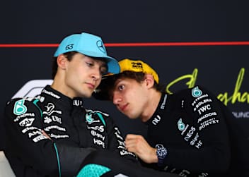 George Russell und Kimi Antonelli