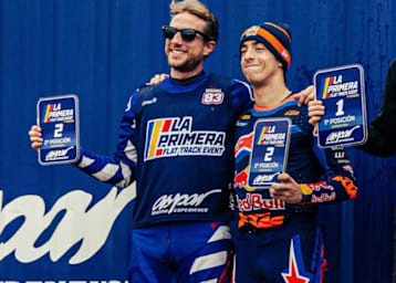 Platz 2: Pedro Acosta mit Partner Manu Tormo