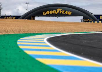 Blick auf die 2026er Strecke in Le Mans