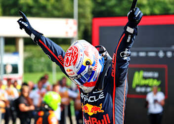 Max Verstappen nach seinem Monza-Sieg 2025