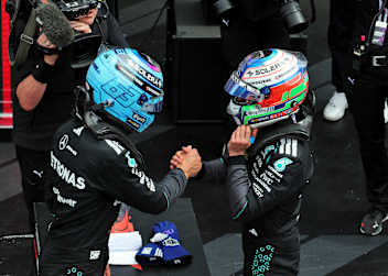George Russell und Kimi Antonelli