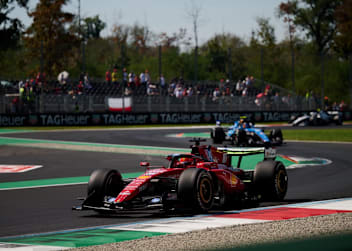 Charles Leclerc im Ferrari