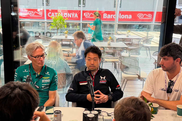 Hondas F1-Chefingenieur Shintaro Orihara in Barcelona