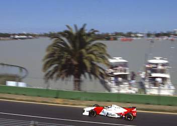 Mika Häkkinen 1996 in Melbourne