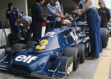 Jody Scheckter im Sechsrad-Tyrrell