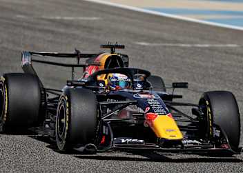 Max Verstappen in Bahrain