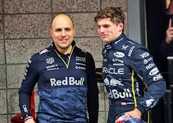Gianpiero Lambiase und Max Verstappen