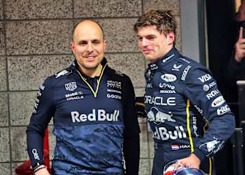 Gianpiero Lambiase und Max Verstappen