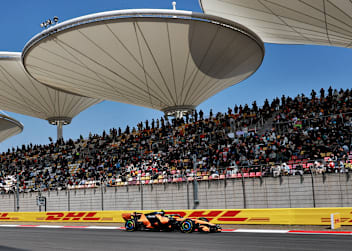 Lando Norris im Training zum China-GP