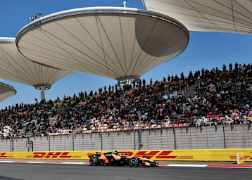 Lando Norris im Training zum China-GP