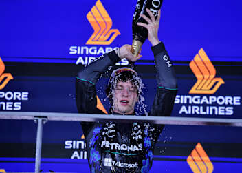 Kimi Antonelli wurde in Singapur Dritter