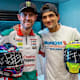 Altmeister Cal Crutchlow und Balaton-Reizfigur Jorge Martin mit Helmtausch