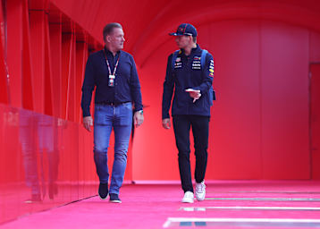 Jos und Max Verstappen