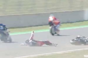 Tommy Bridewell flog im fünften Gang bei Vollgas ab