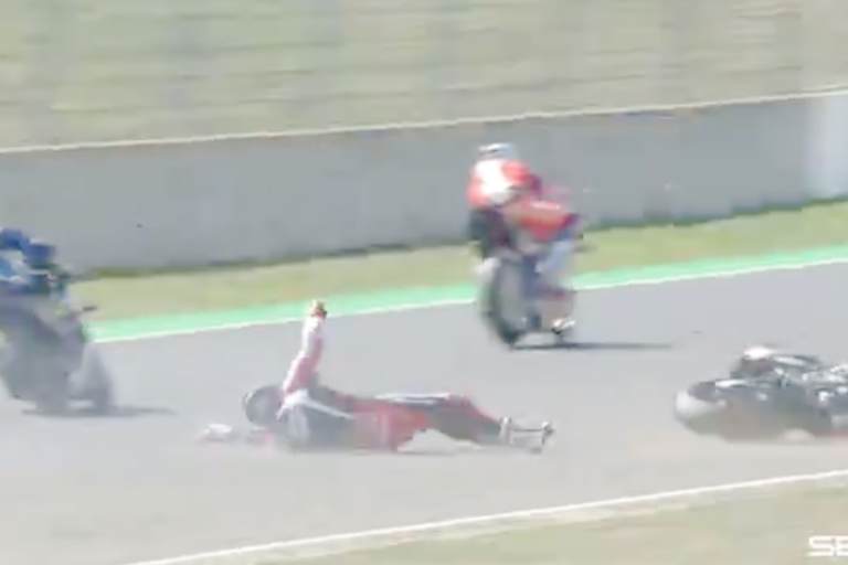 Tommy Bridewell flog im fünften Gang bei Vollgas ab