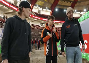 Kai Haase, Noah Ludwig und JP Krämer in Dortmund
