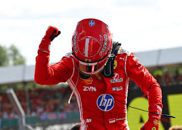 Charles Leclerc durfte sich in Silverstone über den Sieg freuen