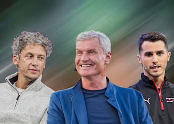 Patrick Friesacher, David Coulthard und Thomas Preining