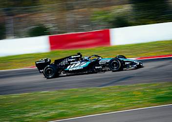 George Russell (Mercedes) auf dem Nürburgring