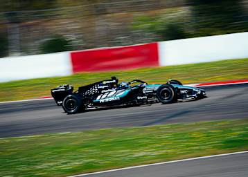 George Russell (Mercedes) auf dem Nürburgring