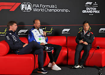 James Vowles, Peter Bayer und Ayao Komatsu