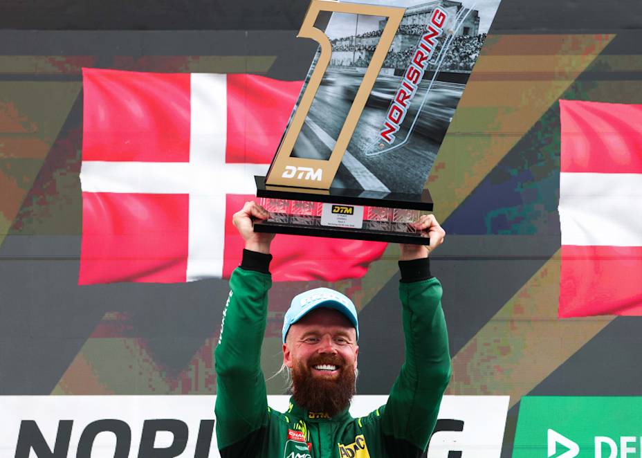 Ausgelassene Freude beim Norisring-Dominator Nicki Thiim