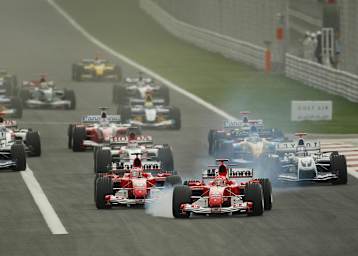 Michel Schumacher beim ersten Bahrain-GP 2004