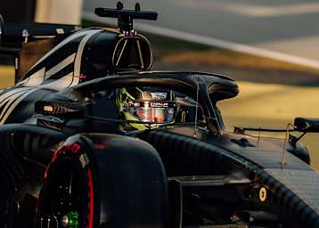 Sergio Perez im neuen Cadillac-Ferrari