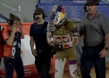 Aaron Plessinger stürzte zuletzt in Birmingham