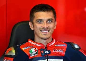 Luca Marini hatte gut lachen am Freitag in Misano