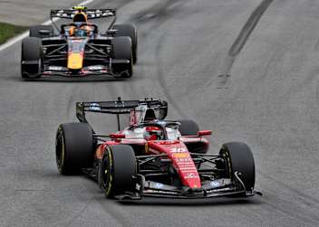 Charles Leclerc duellierte sich mit Isack Hadjar