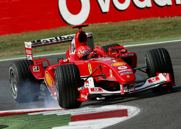 Michael Schumacher 2004 im Ferrari