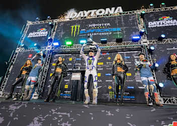 Das 250er Podium in Daytona