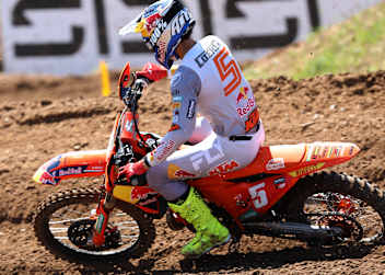 Lucas Coenen gewann das MXGP-Qualifikationsrennen in Kegums