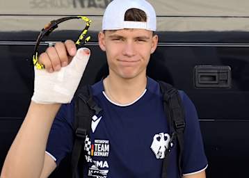 Noah Ludwig verletzte sich am rechten Daumen
