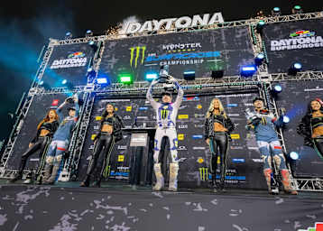 Das 250er Podium in Daytona